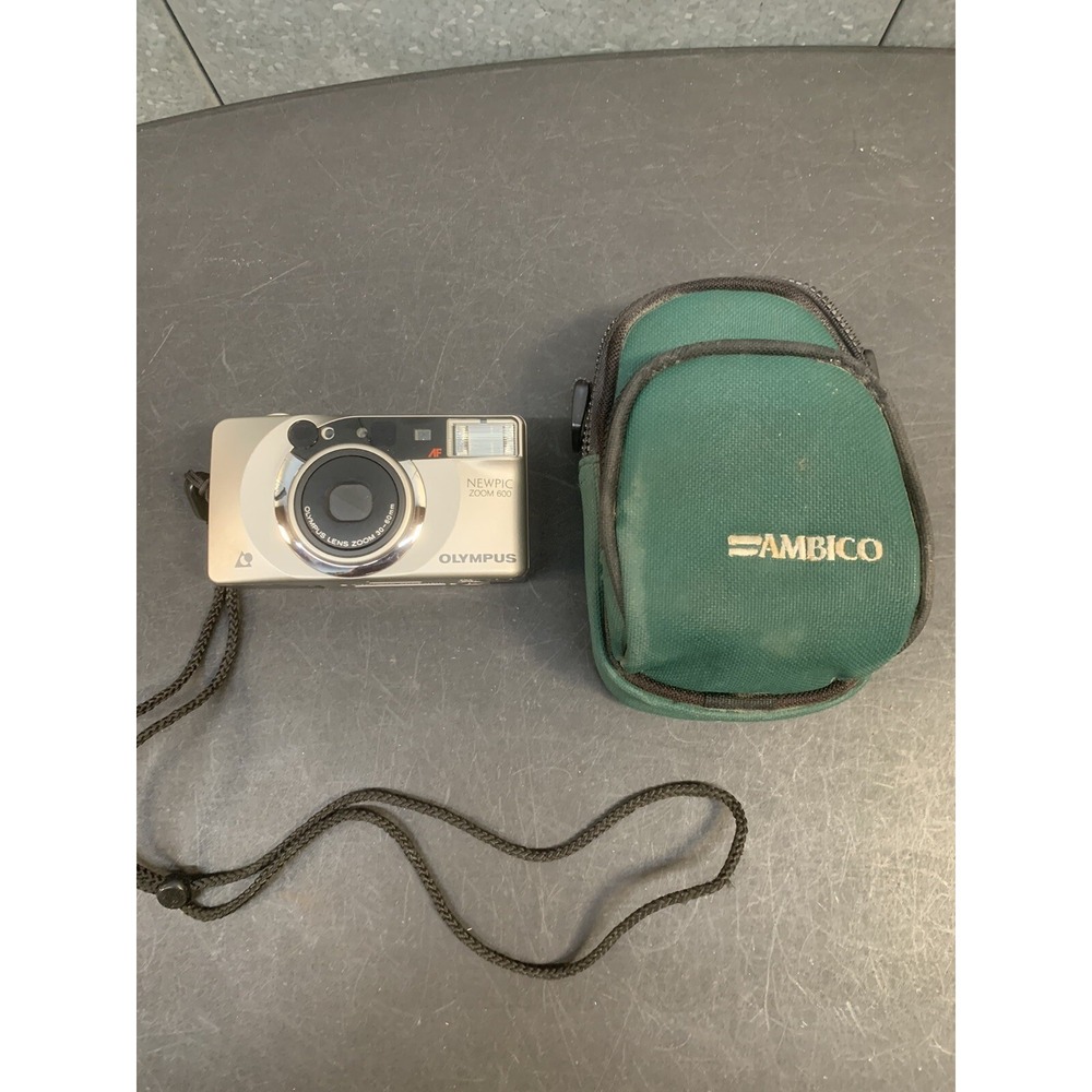 Olympus Newpic Zoom 600 35mm Camera With Case - Tested
